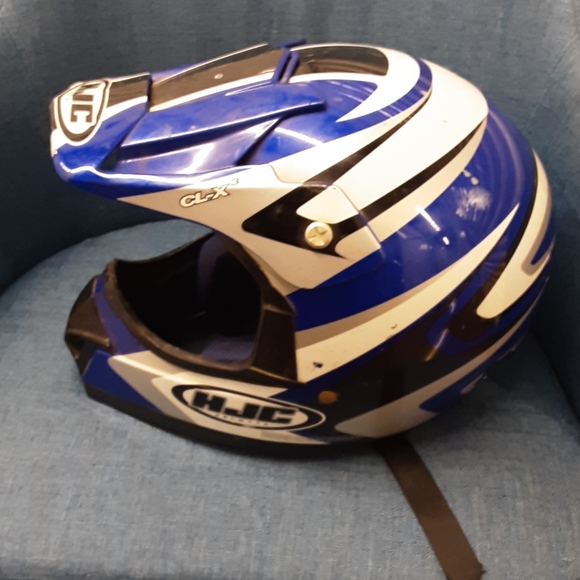 HJC Blue and Black Men's Helmet - Picture 3 of 5
